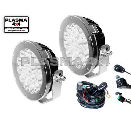 KIT 2 FAROS LED 90W HOMOLOGADOS + KIT INSTALACION ELECTRICA