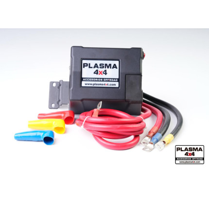 CAJA COMPLETA RELES CON MANDO A CABLE E INALAMBRICO 12V